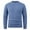 Light Blue, variant on Qulqfy Bronze Men's Sweaters Pullover Basic Cable Knit Classic Stretchy Long Sleeve Winter Fall Crew Neck Sweater Plus Size Mens Undershirts 3XL