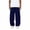 #346Blue, variant on Mens Wide Leg Cargo Baggy Sweatpants Casual Solid Color Wide Leg Pants with Adjustable Ankle Drawstring