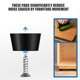 thumbnail image 3 of BESTYASH 100Ud Tapones Para Patas De Muebles Negros Con Instalación Fácil Y Reducción De Ruido Para El Hogar, 3 of 8