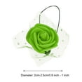 thumbnail image 2 of Uxcell Artificial Rose Flower Heads Green Mini Faux Flowers 0.8"-1" 144Pcs, 2 of 6