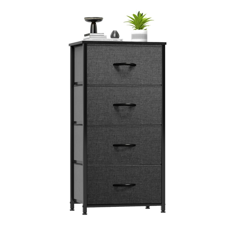 Dextrus 4 Drawers Bedside Storage Dresser for Bedroom for Adult