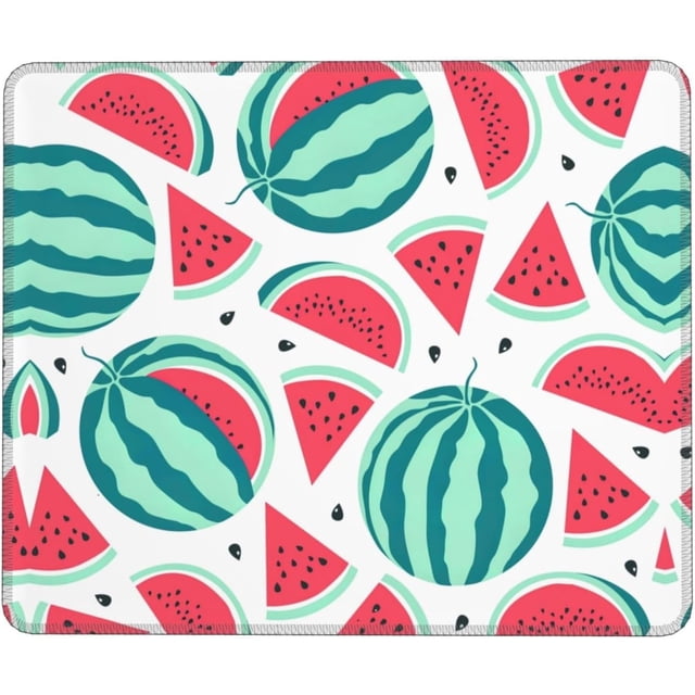 Fruits Watermelon Multi Size Mouse Pad Horizontal Rubber Lock Edge Office Writing Pad Suitable for Home Laptops, Versatile and Functional, Perfect for Any Desk Environment