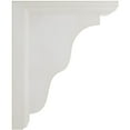 thumbnail image 2 of 3 1/2"W x 7"D x 9"H Hamilton Traditional Wood Vintage Decor Bracket, Chalk Dust White, 2 of 6