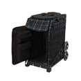 thumbnail image 6 of Zuca 18" Sport Bag - Imperial Plaid with Lunchbox and Seat Cushion (Black Frame), 6 of 10