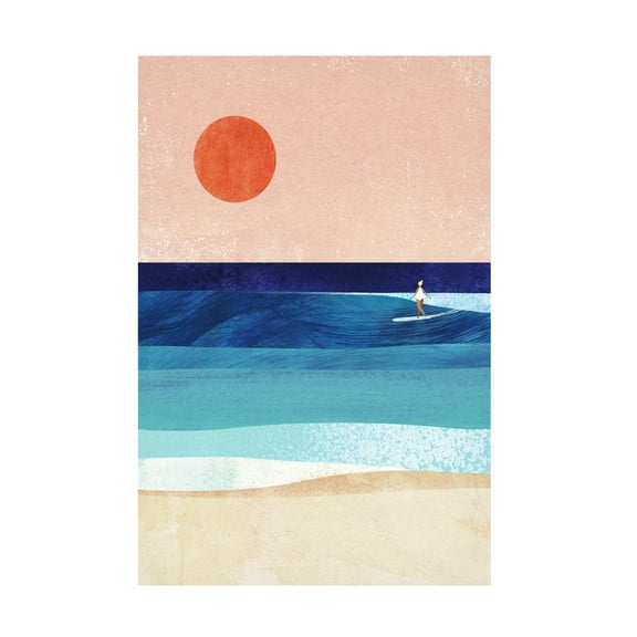 longwayhome 'Surf Girl' Canvas Art