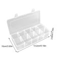 thumbnail image 3 of POINTERTECK Snack Boxes for Kids-10 Compartments Snack Containers for Toddlers Clear Adjustable Divided Snack Box bento Box Accessories for School Work and Travel, 3 of 8