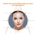 thumbnail image 3 of HLONK 1pc Stainless Steel Golden Ratio Ruler Eyebrow Makeup Measure Tool Eyebrow Ruler, 3 of 6