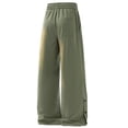 thumbnail image 4 of Rexolia Mens Packable Rain Pants Waterproof Windproof Lightweight Overpants Half Leg button Hiking Fishing Outdoor Light Green 3XL, 4 of 6