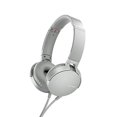 thumbnail image 1 of Sony Casque Modèle MDR-XB550AP, Pliable avec Télécommande et microphone Blanc MDR-XB550AP IN, 1 of 5