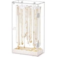 thumbnail image 1 of Soporte para Collar de Acr&iacute;lico：Organizador de Collares-Joyero Organizador Giratorio con 24 Ganchos-Joyero Giratorio Transparente De Terciopelo anillos Caja Exhibici&oacute;N, 1 of 9