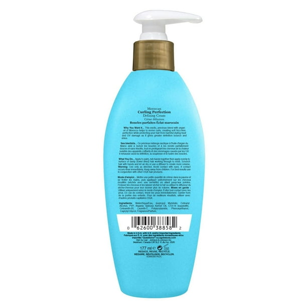 OGX Moroccan Curling Perfection Defining Cream - Walmart.ca