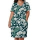 thumbnail image 3 of Vestido holgado de camaleón y orquídeas para mujer traje de verano con bolsillos estilo coreano, 3 of 7
