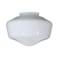 thumbnail image 3 of B&P Lamp® 9" Diameter and 4" Fitter OPAL [Milk Glass] Schoolhouse Shade, 3 of 5