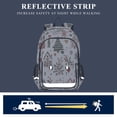 thumbnail image 5 of FORMRS Unisex School Backpack 17" Student Travel Bag with Laptop Compartment, White Nordic Christmas House, 5 of 7