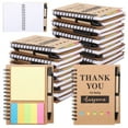 thumbnail image 6 of 20-Pack Linen Spiral Notebook Set with Sticky Notes & Pens,Inspirational Notepad Gift Box for Employees,Coworkers,Students,Appreciation Favors, 6 of 6
