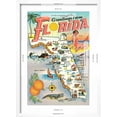 thumbnail image 5 of Map of Florida Framed Art Print by Unknown, 12" x 18", Sold by Art.com, 5 of 5