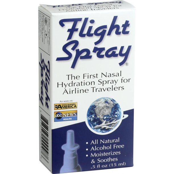 Flight Spray Nasal Hydration Spray Airline Travelers .5 oz