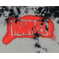 thumbnail image 2 of Marvel Comics Men's Spray Painted Logo Tie-Dye Short Sleeve Adult T-Shirt, 2 of 6
