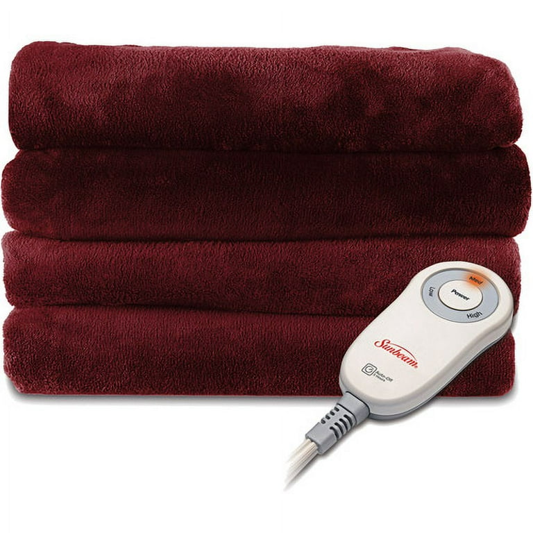 Microplush heated throw hotsell