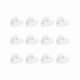 thumbnail image 1 of wonima44 12Pcs Phone Charm Hook Adhesive Metal Phone Finger Grip Hook Cell Phone Ring Holder Stand for DIY Accessories (Heart Shaped, Matte White), 1 of 1
