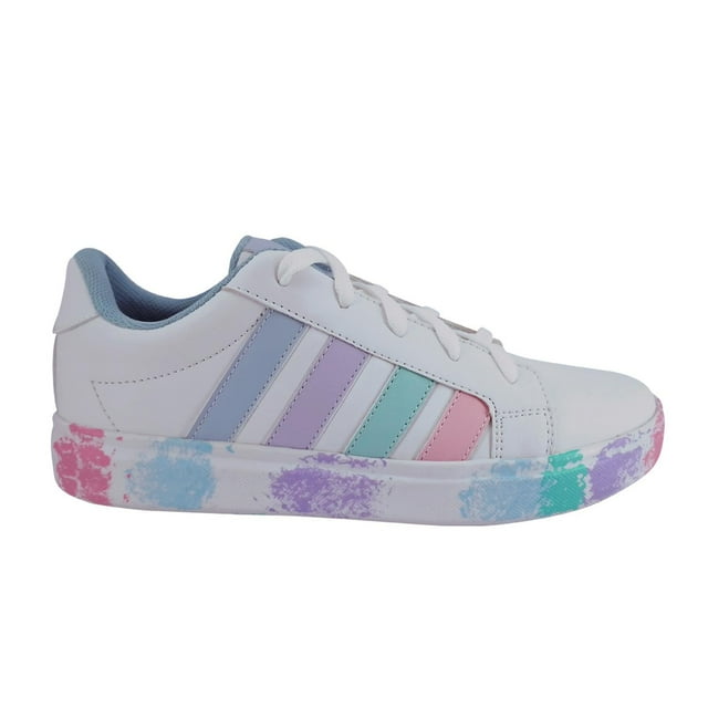 Tenis Mujer HGN BY MR SHU Coloridos Modernos Casuales Urbanos blanco 23