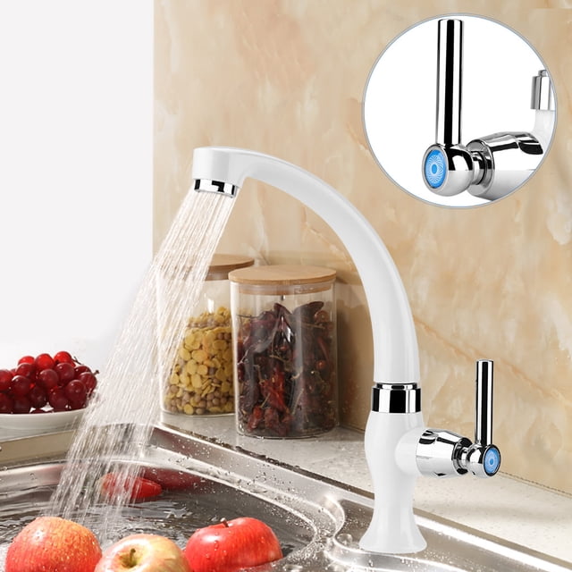 Single Cold Faucet,ABS Plastic Single Cold Sink Water Tap Water Faucet Solid Performance