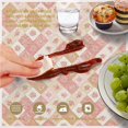 thumbnail image 6 of Pioneer Flower Floral Print Pattern Round Tablecloth 60 X 60 Inch, Wrinkle Resistant Wipeable Table Cloth for Kitchen Dining Picnic Patio Party, 6 of 6