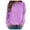 sweatshirts 20#Light Purple, variant on WAYUTE Sweatshirt for Women Long Sleeve Drop Shoulder Crew Neck Pullover Sweatshirt Warm Linen Solid Color Breathable Tunic Top Streetwear Casual Outdoor,Brown,S