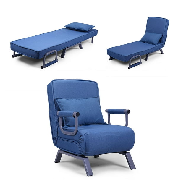 Jaxpety Fabric Folding Chaise Lounge Sofa Chair Couch With Armrest And Pillow Blue Com - Folding Chaise Lounge Sofa Chair Couch With Armrest And Pillow Jaxpety Fabric Folding Chaise Lounge Sofa Chair Couch With Armrest And Pillow Blue Com - Folding Chaise Lounge Sofa Chair Couch With Armrest And Pillow