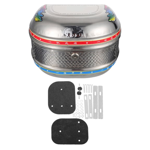 DEEPCRAFF Motorcycle Tail Bag, 1Pc High Strength Storage Saddle Pack for Secure Riding