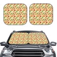 thumbnail image 2 of Sikiie Herb Of Burger Print Foldable Car Windshield Sun Visor, Car Window Sunshade Suitable for Sedan, SUV and Truck Car Accessories-Small, 2 of 6