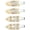 Beige #3, variant on 4 count Creaseless Hair Clips for Women - No Crease No Bend Hair Clip Makeup Bangs Clips for Women and Girls Flat Hair Clips for Hair Styling