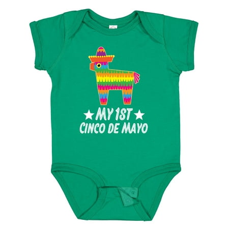 

Inktastic 1st Cinco De Mayo Pinata Gift Baby Boy or Baby Girl Bodysuit