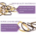 thumbnail image 3 of Anillos en D Swpeet 120 unidades 30 mm de metal para bricolaje en bolsos y herrajes, 3 of 7