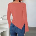 thumbnail image 4 of Womens Tops Long Sleeve Shirts Fall Fashion Clothes Casual Blouses Trendy Pink S, 4 of 4