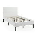thumbnail image 1 of Costway Cadre de Lit Double Rembourré Tête de Lit Capitonnée Base de Matelas, 1 of 10