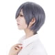 thumbnail image 4 of Halloween Wig Morematch Anime Black Butler Kuroshitsuji Ciel Phantomhive Wigs Grey Blue Heat Resistant Synthetic Hair Cosplay Wig, 4 of 5