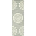 thumbnail image 4 of SAFAVIEH Bella Parker Geometric Wool Area Rug, Grey/Ivory, 5' x 8', 4 of 11