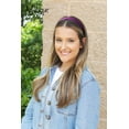 thumbnail image 3 of Motique Accessories 1 Inch Satin Hard Headband (Violet), 3 of 5