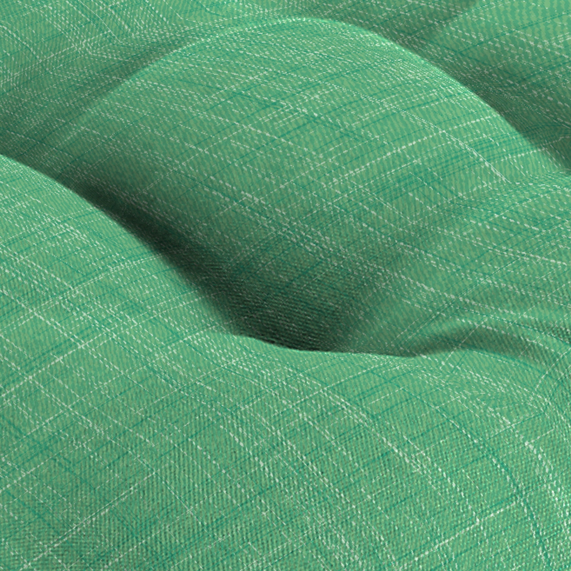 Jordan Manufacturing 18" x 18" Harlow Dill Green Crosshatch Square Tufted Contoured Outdoor Wicker Seat Cushion (2 Pack)