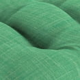 thumbnail image 6 of Jordan Manufacturing 18" x 18" Harlow Dill Green Crosshatch Square Tufted Contoured Outdoor Wicker Seat Cushion (2 Pack), 6 of 12