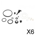 thumbnail image 1 of Colaxi 2-Lot de 6 Kits de Réparation de Cric Pneumatique Pièces de Rechange Kits de Réparation de Cric Portable 6 Pcs, 1 of 8