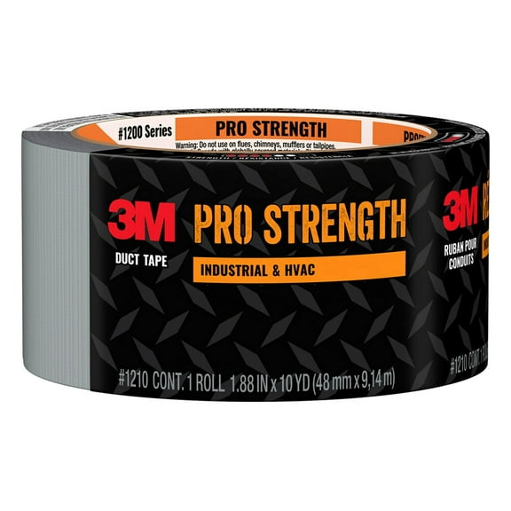 3M Pro Strength Duct Tape 1210-A 1.88 in x 10 yd 48 mm x 9.14 m 24 rls/cs