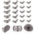 thumbnail image 4 of CIMAXIC 20 Pcs Wing Nut Stainless Steel Handle Nut Wing Nuts Assortment Kit,1.5"X0.63"X0.51", 4 of 4