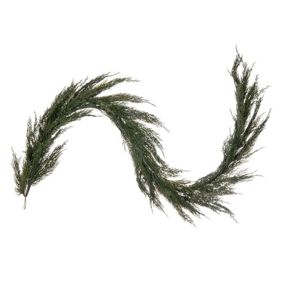 Vickerman 62" Artificial Green Cedar Garland.