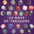 thumbnail image 2 of Natural Crystal Agate Stone Advent Calendar 2022 - 24 Days Minerals Fossils for Christmas, 2 of 5