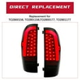 thumbnail image 3 of Kojem LED Tail Lights for 05-15 Toyota Tacoma C-Shape Taillights Brake Lamps Driver & Passenger Side Pair Black Housing Smoke Lens, 3 of 11