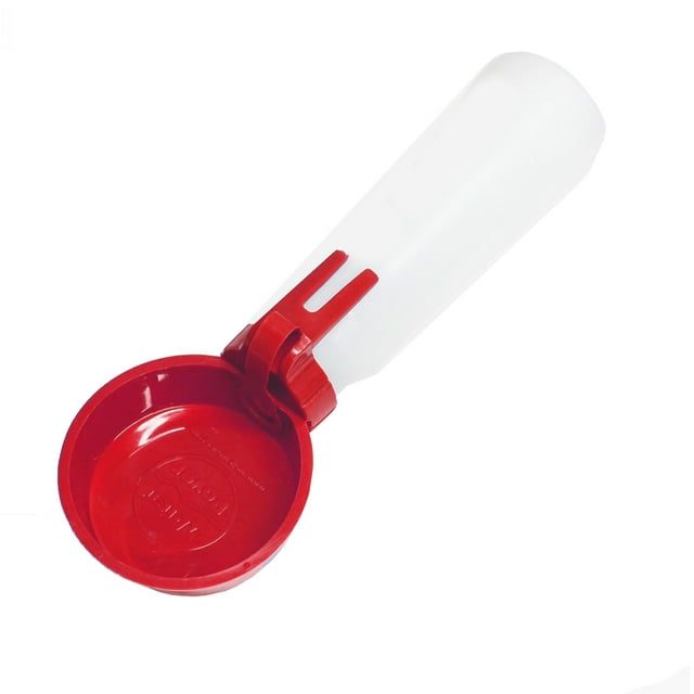 Water Rover Bigger Travel Walking Water Bowl & Attached Bottle 4-Inch Bowl & 26-Ounce Bottle - Rojo Water Rover 0662XDBLW