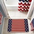 thumbnail image 4 of Danhjin 4th of July Door Mat, Patriotic Welcome Doormat with Flags Design Rubber Vintage Linen for Indoor Outdoor Home Independence Day Decor, 4 of 6