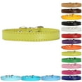 thumbnail image 2 of Faux Leather Collar Metal Buckle Pet Collar Adjustable Pet Collar for Small Dogs, 2 of 10